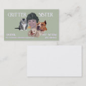 Critter Carte de visite soeur (Devant / Derrière)