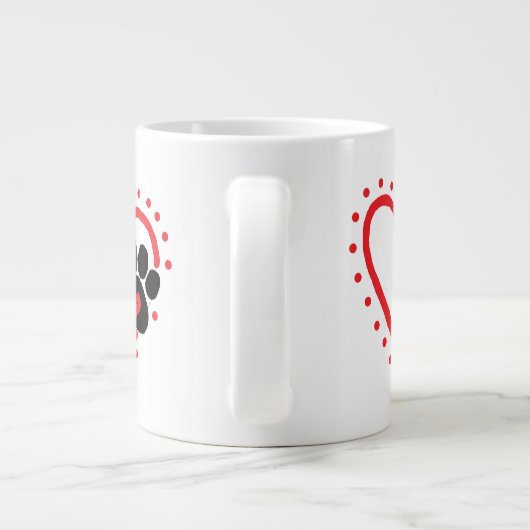 Critter Love Ceramic 20 oz. Mok (Achterkant)