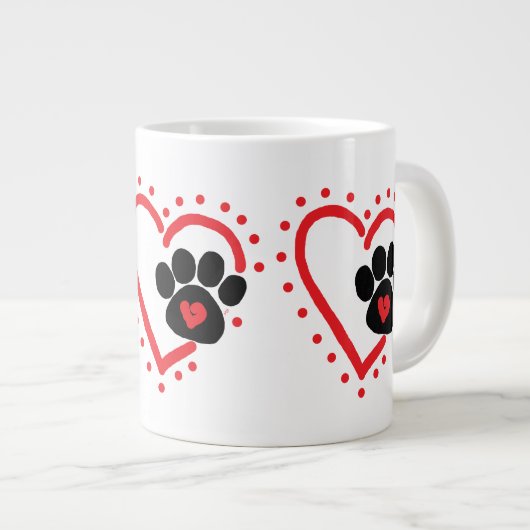 Critter Love Ceramic 20 oz. Mug (Devant droit)