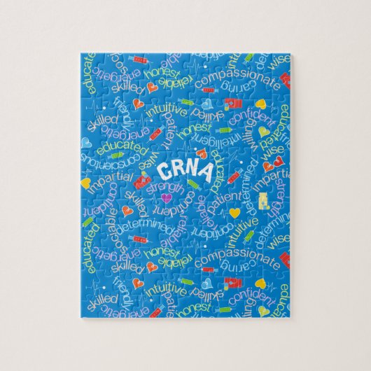CRNA Blue Jigsaw Puzzle (Vertical)