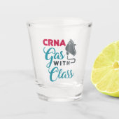 CRNA-gas met klasse Funny Appreciation Shot Glas (Voorkant)