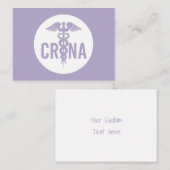 CRNA-gecertificeerde anesthesist voor verpleegkund Notitiekaartje (Voorkant / Achterkant)