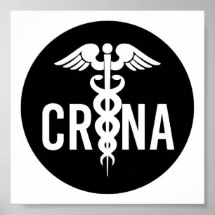 CRNA-gecertificeerde anesthetistische zurenschenki Poster