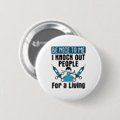 CRNA neuro-anestheticus Ronde Button 5,7 Cm (Voorkant /achterkant)