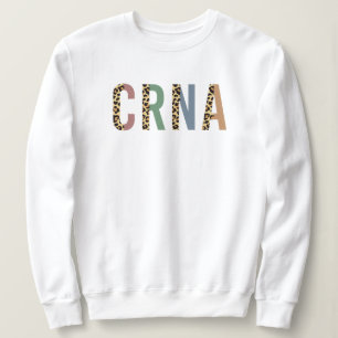 CRNA Nurse anesthetist Cheetah leopard print Trui