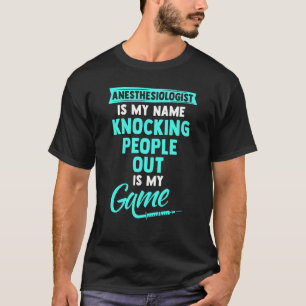 CRNA Verpleegkundige anesthesiologie T-shirt