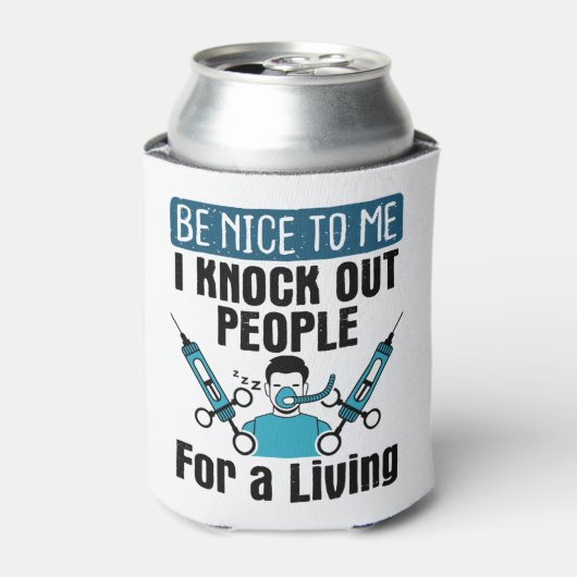 CRNA Verpleegkundigen Anesthesioloog Blikjeskoeler (Blikje Voorkant)