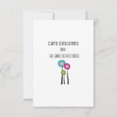 CRNA Verpleegkundigen Gefeliciteerd  Bedankkaart (Achterkant)