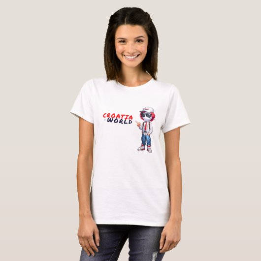 CRO@ - Basic White T-shirt (Voorkant volledig)