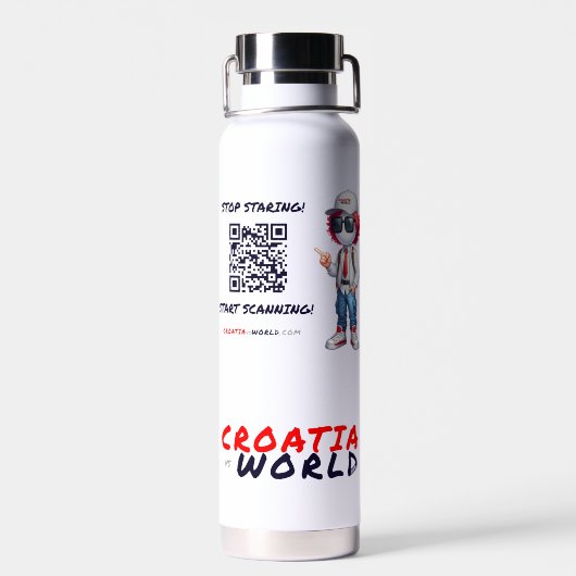 CRO@ Waterfles (Achterkant)