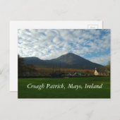 Croagh Patrick, Mayo Ierland Briefkaart (Voorkant / Achterkant)