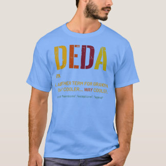 Croat Grandpa Deda Funny Definition Cool Retro Gif T-shirt