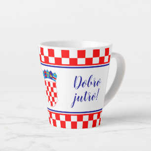 Croate Good Morning Dobro Jutro Latte Mug