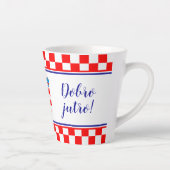 Croate Good Morning Dobro Jutro Latte Mug (Droite)