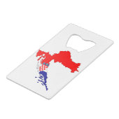 Croatia Map Country Borders Flag States Countries. (Dos Angle)
