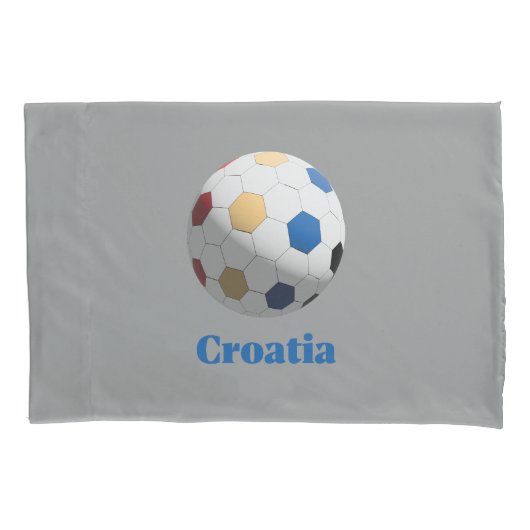 Croatia Soccer Kussensloop (Voorkant)