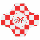 Croatie | Hrvatska | Nom À damiers Monogramme  (Plat)