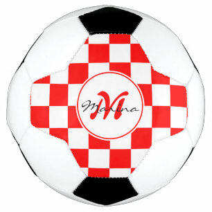 Croatie Hrvatska Nom À damiers Monogramme