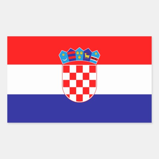 Croatie* Sticker Drapeau /Hrvatska zastava naljepn (Devant)