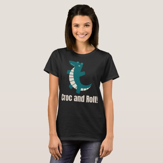 Croc and Roll! T-shirt (Voorkant volledig)
