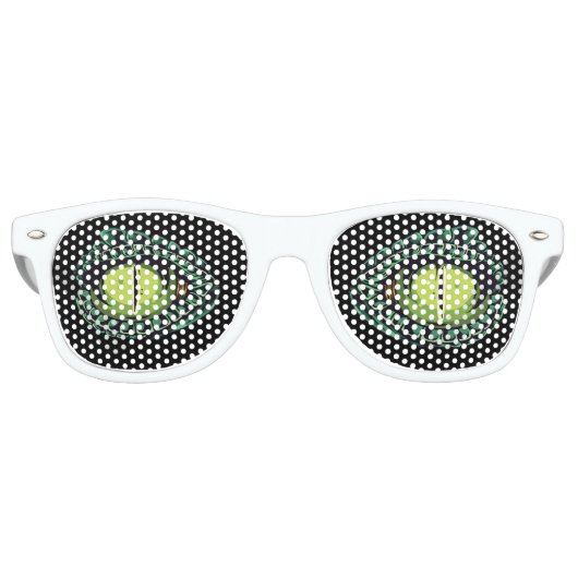 Croc Eyes Retro Party Shades Zonnebril (Voorkant)