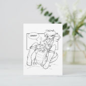 Croc Hugger Briefkaart (Staand voorkant)