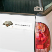 Croc, niet te dicht alsjeblieft. bumpersticker (Op Truck)