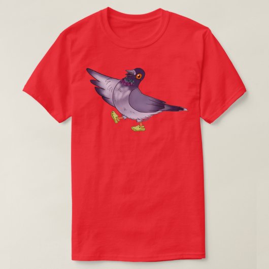Croc Pigeon 1 T-shirt (Design voorkant)