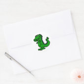 croc ronde sticker (Envelop)