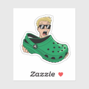 Croccy,parodie,grap,satire,Australische,krokodilja Sticker