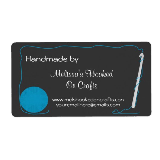 Crochet artisanal par Étiquette (Devant)