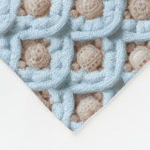 Crochet Baby Blanket Fleece Deken (Hoek)