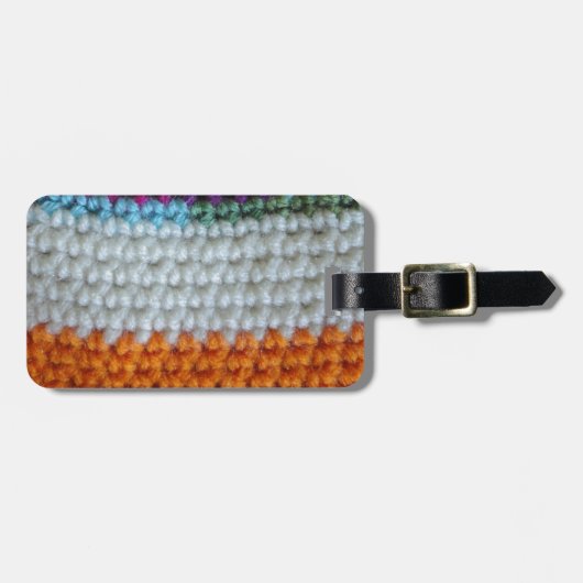 Crochet Bagagelabel (Voorkant horizontaal)