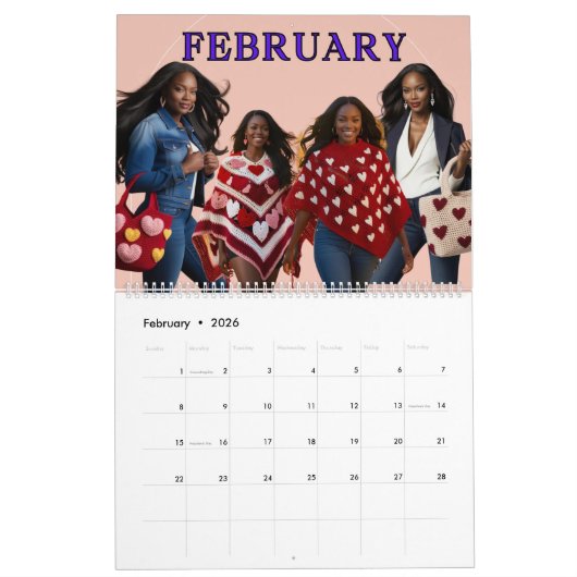 Crochet Calendrier filles (Feb 2026)