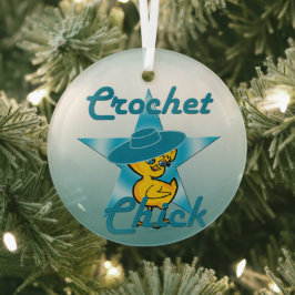 Crochet Chick #7 Glas Ornament