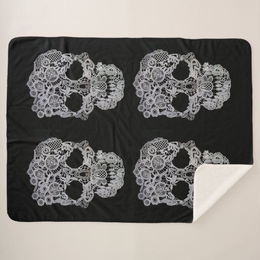 Crochet crâne couverture (Devant (Horizontal))