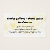 Crochet crochet fairy joli animal elf fils artisan (Dos)