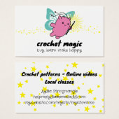 crochet crochet mignon animal magie fée fils artis (Devant & derrière)