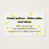 crochet crochet mignon animal magie fée fils artis (Dos)