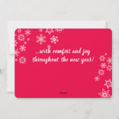 Crochet crochets fil loopy Joyeux carte de Noël (Dos)