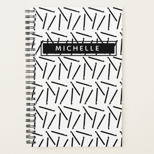 Crochet crochets Notes du fabricant Imprimer + Nom (Devant)