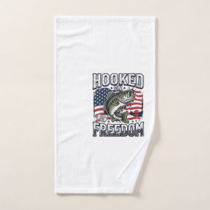 Crochet de pêche patriotique accroché à la liberté
