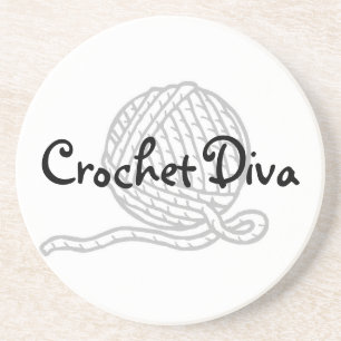 Crochet Diva Zandsteen Onderzetter