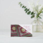 Crochet et carte de visite personnalisable de (Debout devant)