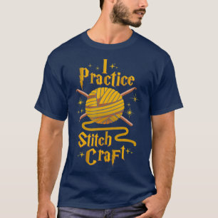 Crochet Funny Crocheting I Practice Stitch Craft T-shirt