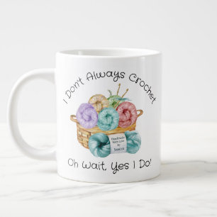 Crochet Funny Personnalisé Géant Mug Café