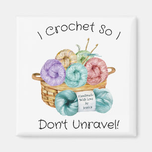 Crochet Funny Persoonlijk Magneet