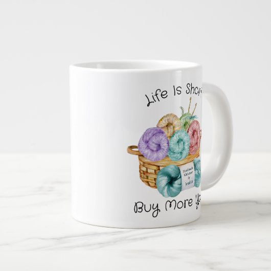 Crochet Funny Persoonlijke Giant Coffee Mok (Voorkant rechts)