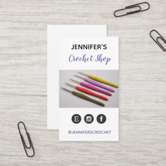 Crochet Handmade Craft Visitekaartje