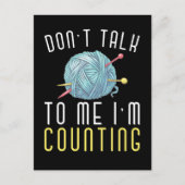 Crochet Hobby Crafting Yarn Lover Briefkaart (Voorkant)